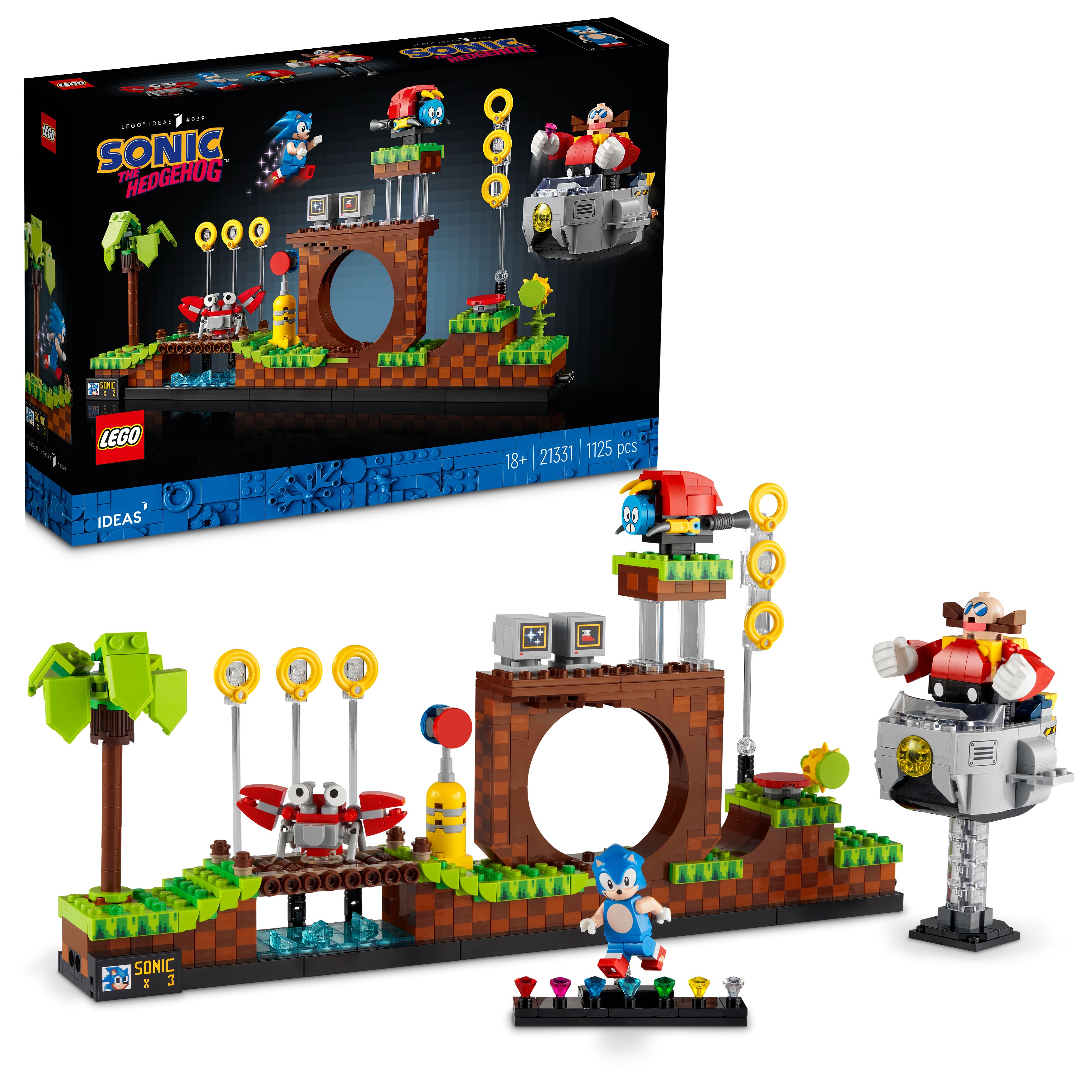 LEGO Ideas - Sonic the Hedgehog™ – Green Hill Zone (21331) - Leker