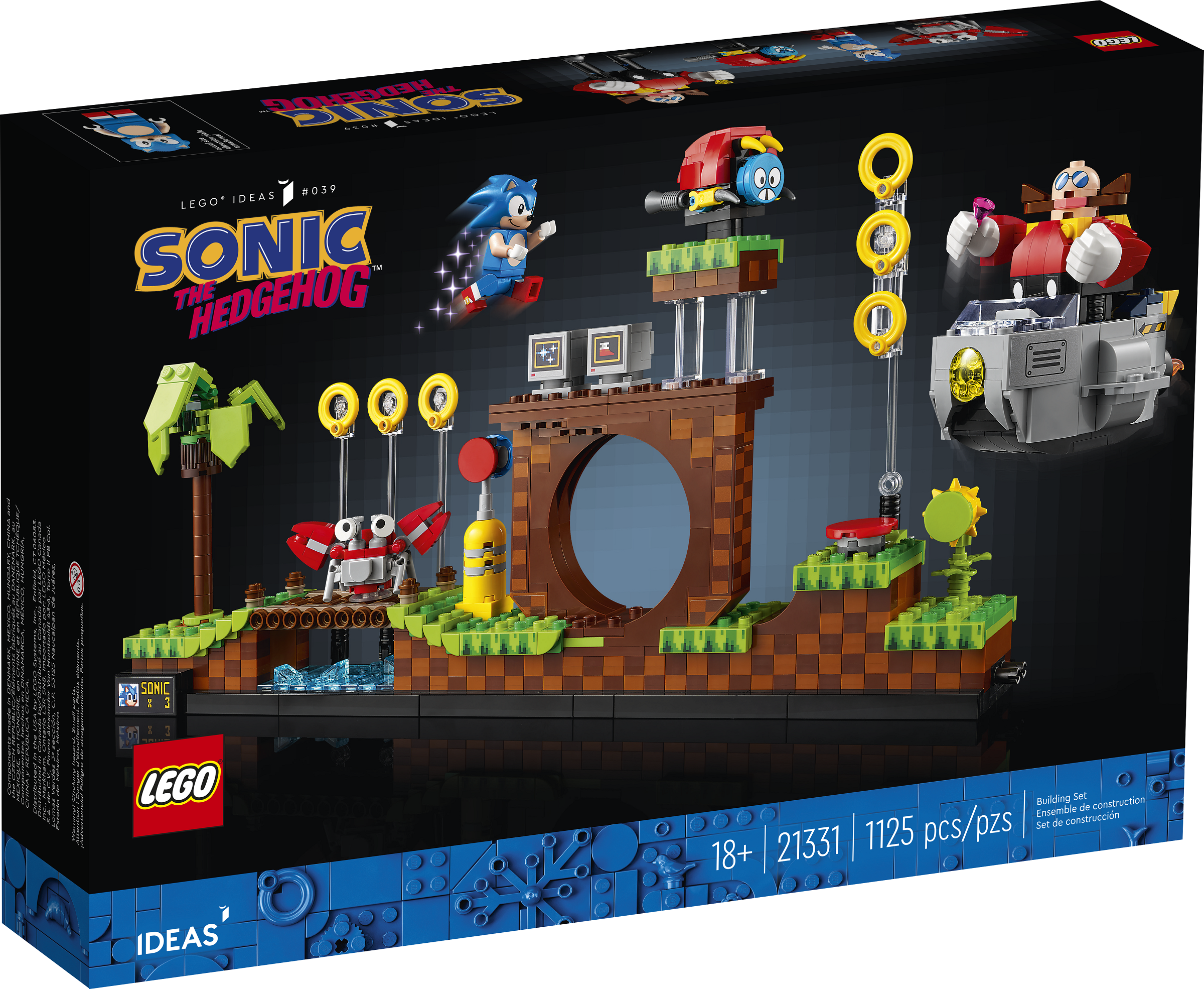  LEGO Ideas Sonic The Hedgehog – Green Hill Zone 21331