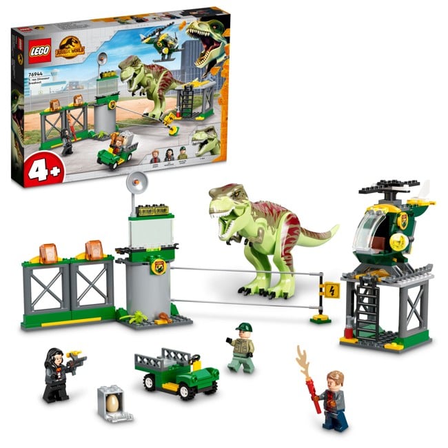 LEGO Jurassic World - T. rex – dinosaurieflykt (76944)