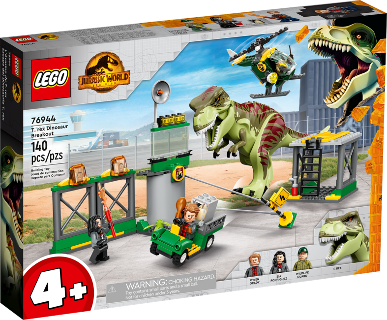 LEGO Jurassic World - T. rex on dinosaur flight (76944)