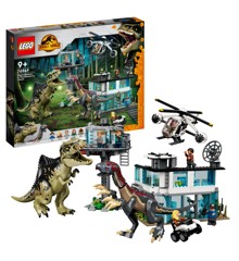 LEGO Jurassic World - Giganotosauruksen ja Therizinosauruksen hyökkäys (76949)