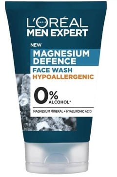 L'Oréal Paris - Men Expert Magnesium Defense Face Wash 100 ml - Reinigungscreme