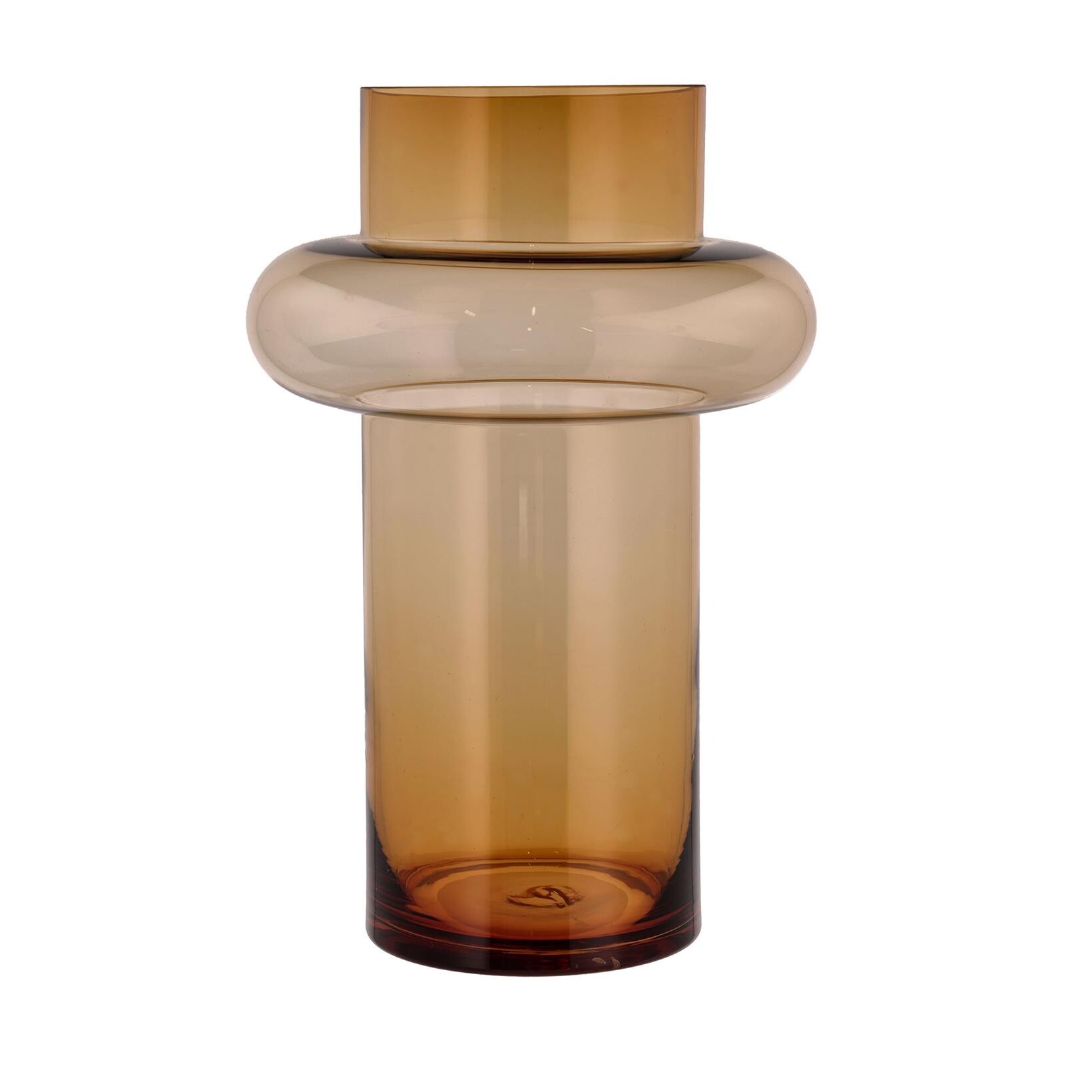 Lyngby Glas - Tube Vase - 40 cm - Amber (23552)