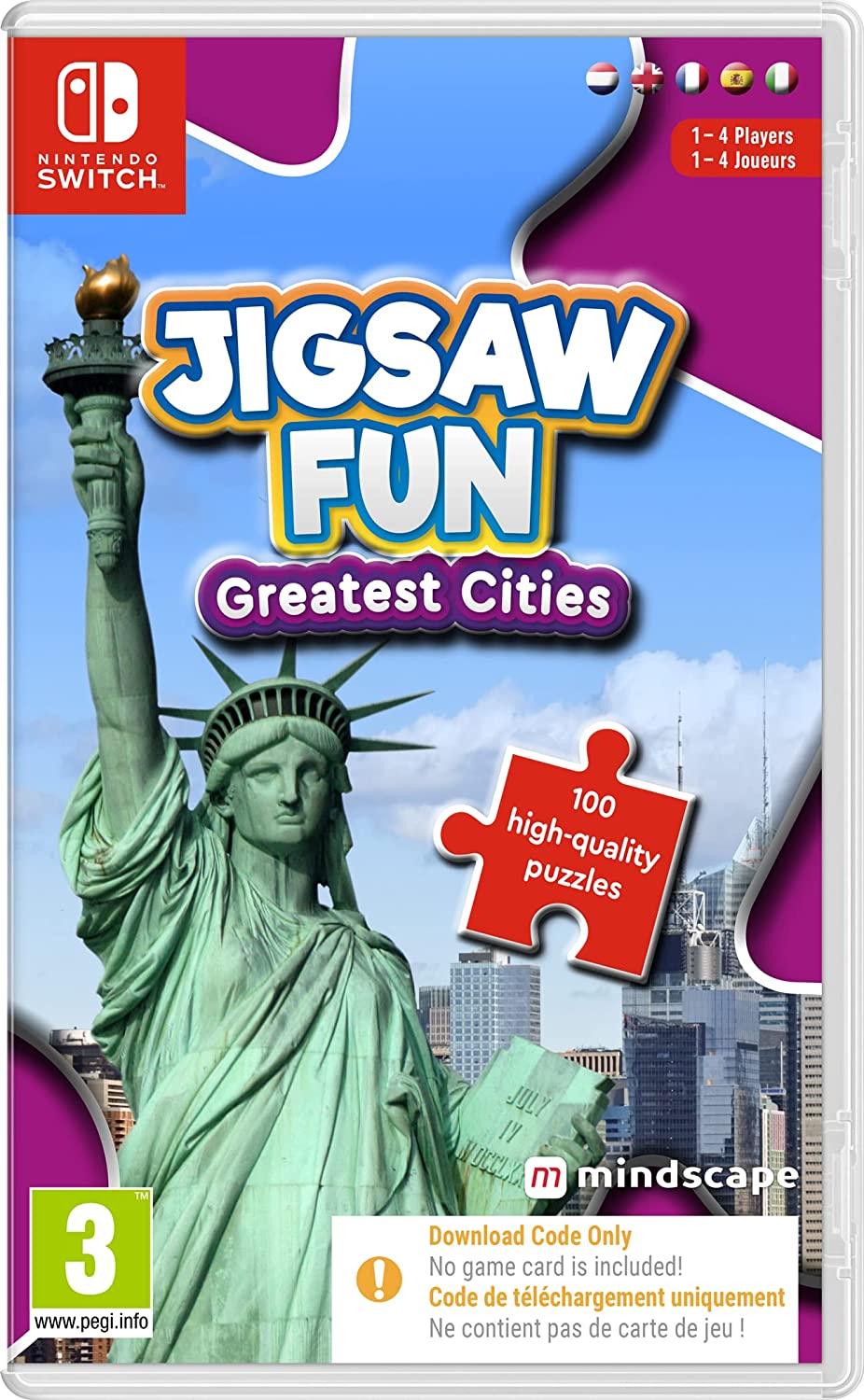 Jigsaw Fun: Greatest Cities (Code in a Box) - Videospill og konsoller