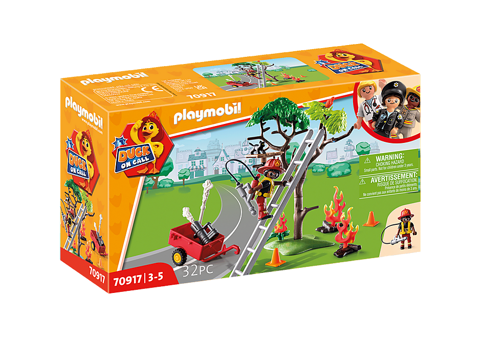 Playmobil - DUCK ON CALL fire department in action (70917)