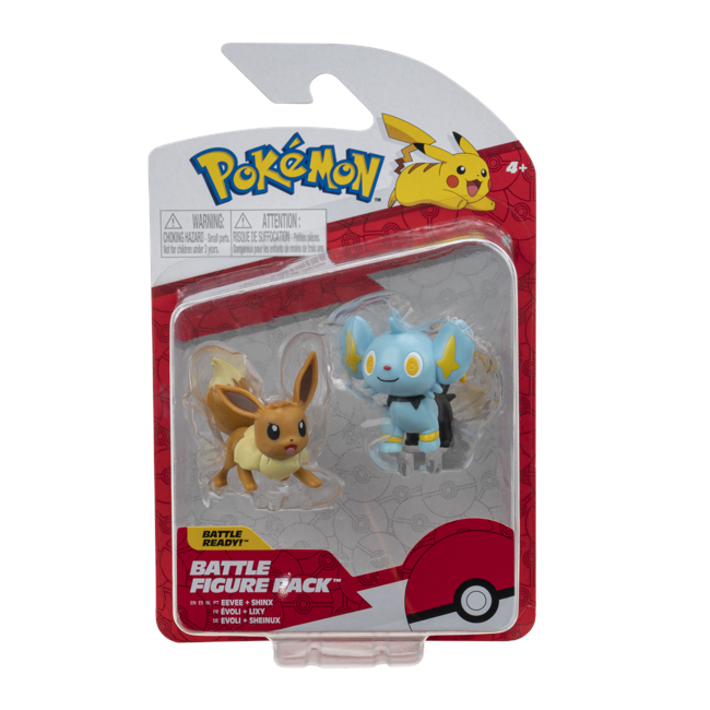 Pokémon - Battle Figure Pack - Shinx & Eevee (PKW2647)