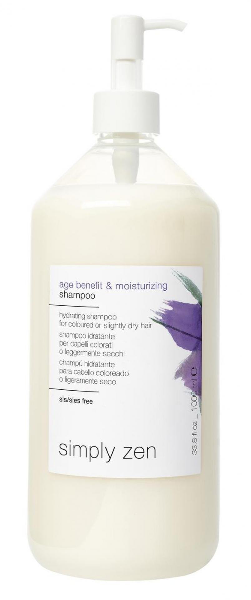 Simply Zen - Age Benefit&Moisturizing Shampoo 1000 ml - Skjønnhet