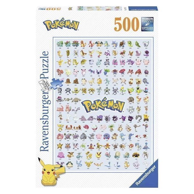 Pokemon Puzzle - Original 151 (500 Pieces) (12000511)