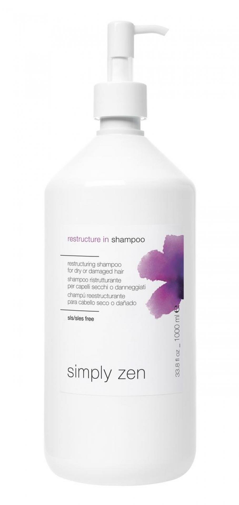 Simply Zen - Restructure in Shampoo 1000 ml - Skjønnhet