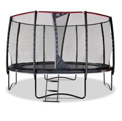 EXIT - PeakPro Trampolin 427 cm - Sort