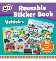 Galt - Reusable Sticker Book - Vehicles (55-1005107)