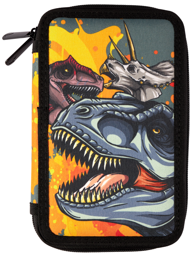 Kids Licensing - Double Pencil Case - Dino T-Rex - Valiant (090108516) - Leker