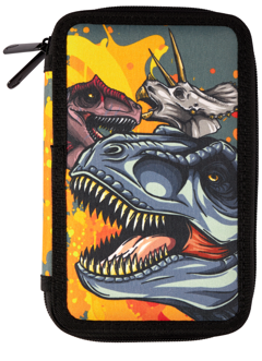 Kids Licensing - Double Pencil Case - Dino T-Rex - Valiant (090108516)