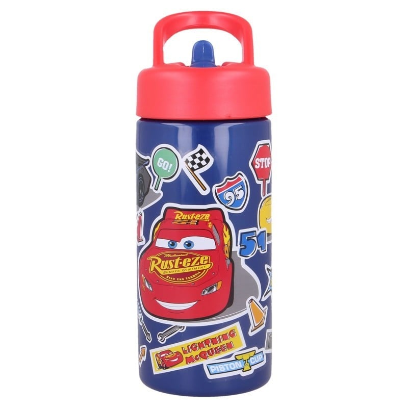 Stor - Water Bottle (410 ml) - Cars (088808718-49501) - Leker