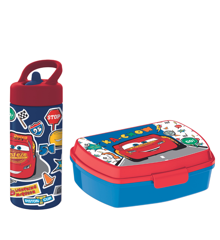 Stor - Lunch Box & Water Bottle - Cars