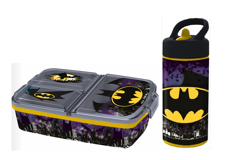 Euromic - Lunch Box & Water Bottle - Batman