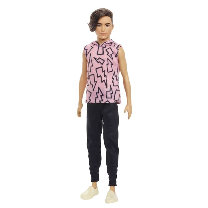 Barbie Ken Fashionistas - Hooded tanktop en zwart broek - Pop