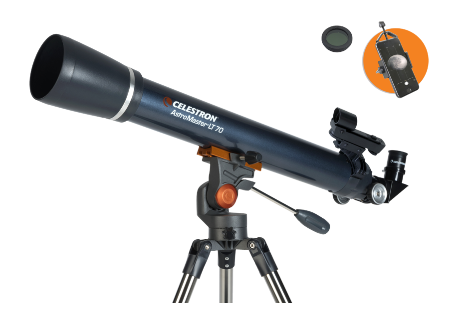 Celestron - Astromaster LT 70AZ with Phoneadapter and Moonfilter
