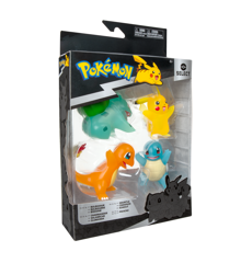 Pokémon - Select Translucent Battle Figur 4-pakke