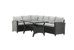 Venture Design - Brentwood Garden Corner Sofa Set with cushions - Polyrattan/Aintwood - Black/Grey (5811-001) - Bundle thumbnail-1