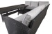 Venture Design - Brentwood Garden Corner Sofa Set with cushions - Polyrattan/Aintwood - Black/Grey (5811-001) - Bundle thumbnail-10