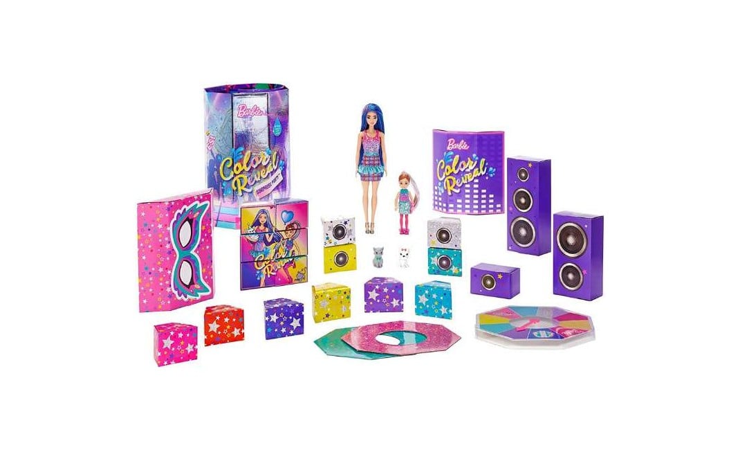 Barbie – Color Reveal Surprise Party Dukke og tilbehør