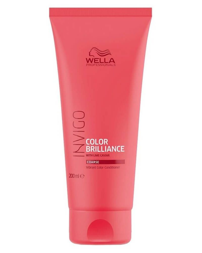 Wella - Invigo Color Brilliance Conditioner Coarse Hair 200 ml - Skjønnhet