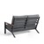 Cinas - Malibu Lounge Set 4 persons - Polywood - Anthracite/Teak look - with Grey cushion set (1569031) - Bundle thumbnail-6