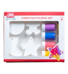Joker - Christmas Pouring Art (4 items) (98226)