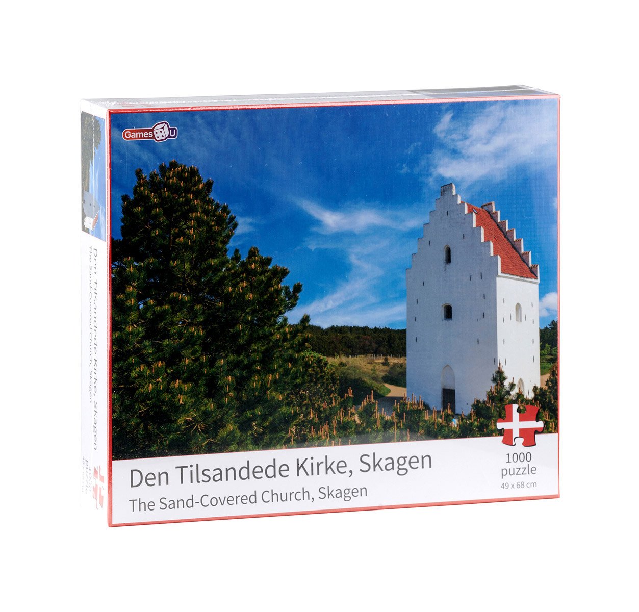 Denmark Puzzle - The Sand-Covered Church in Skagen (1000 pcs.)
