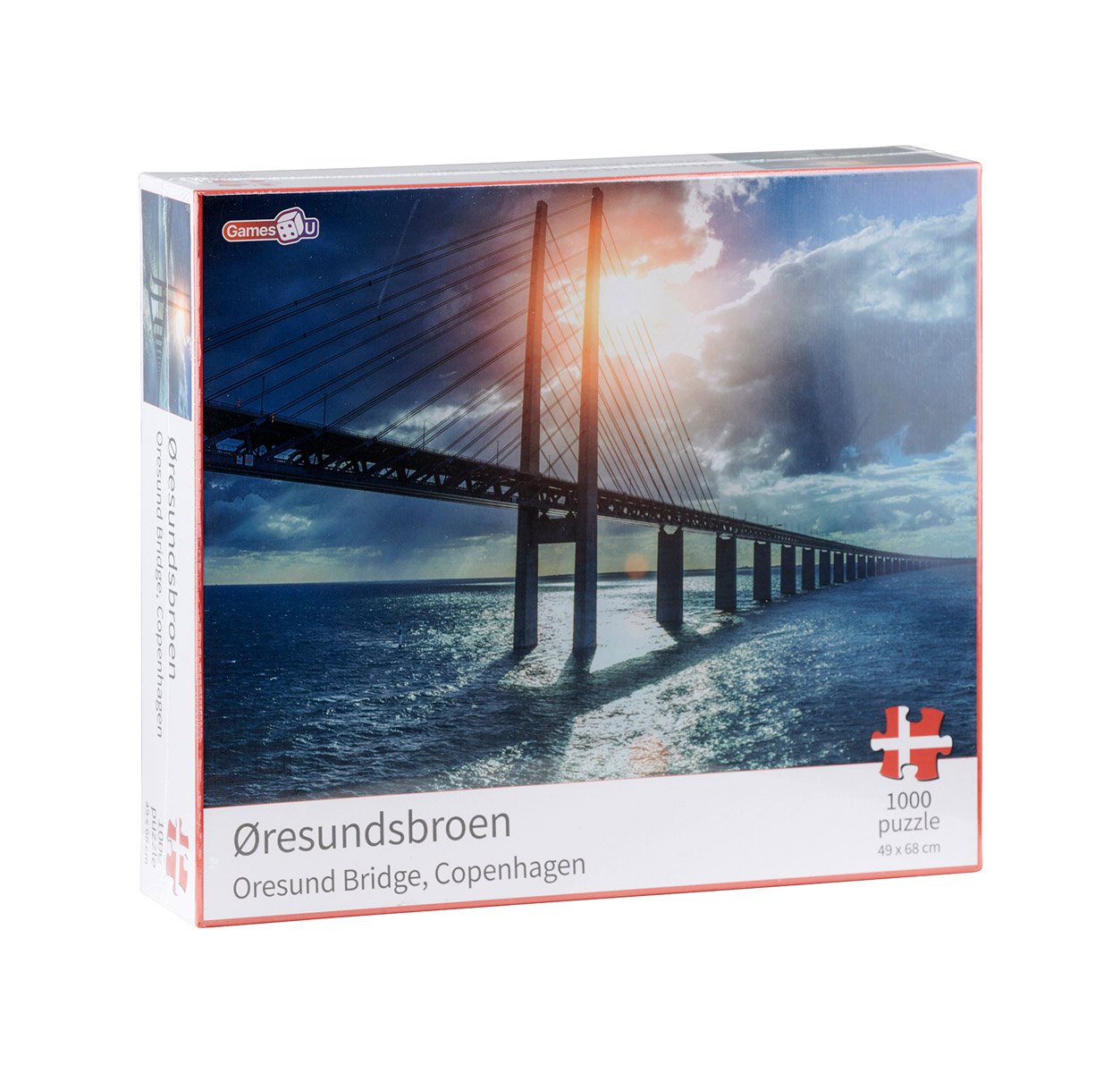 Denmark Puzzle - Oresunds Bridge (1000 pcs.)