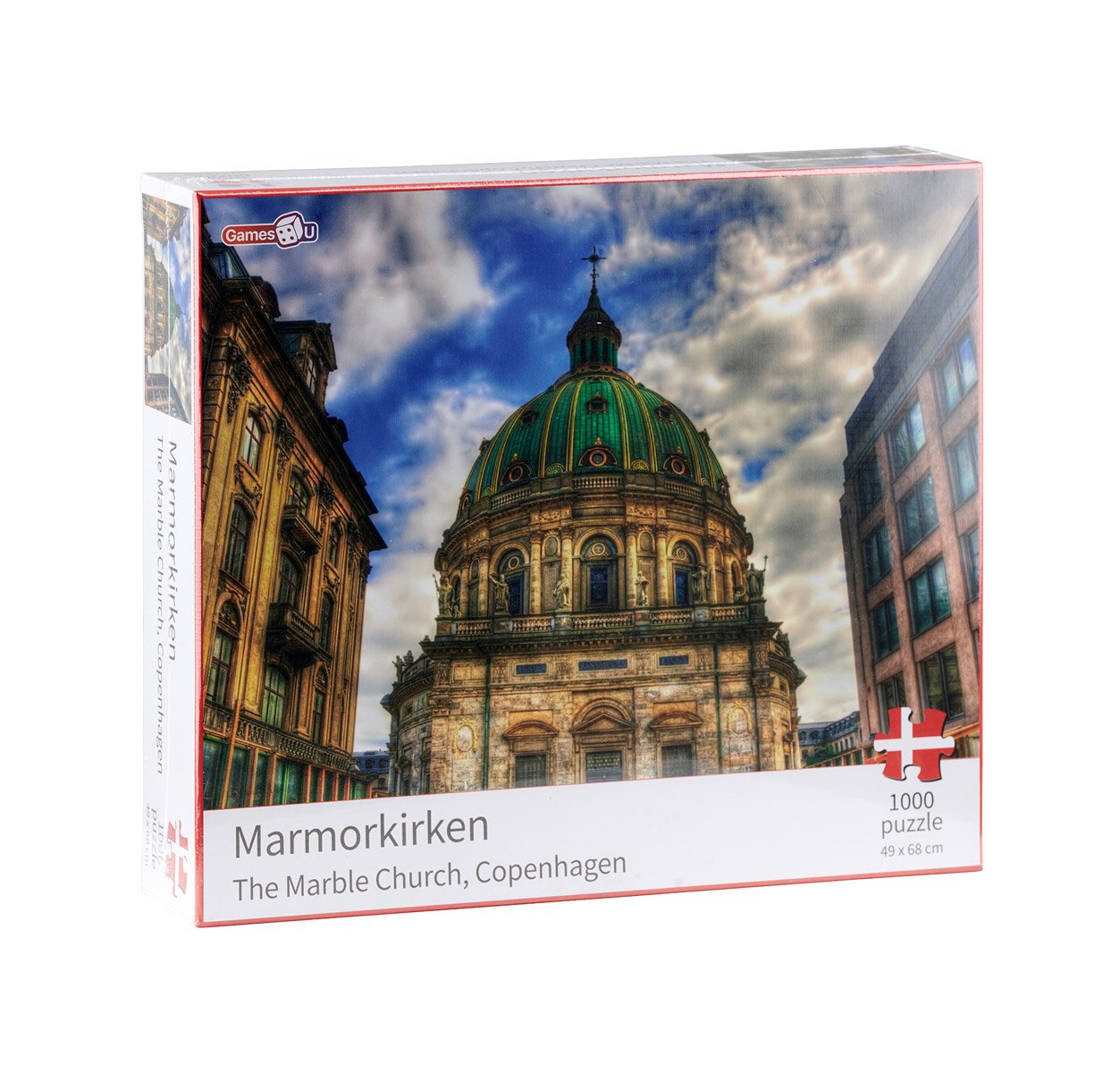 Denmark Puzzle - The Marble Church, Copenhagen (1000 pcs.)