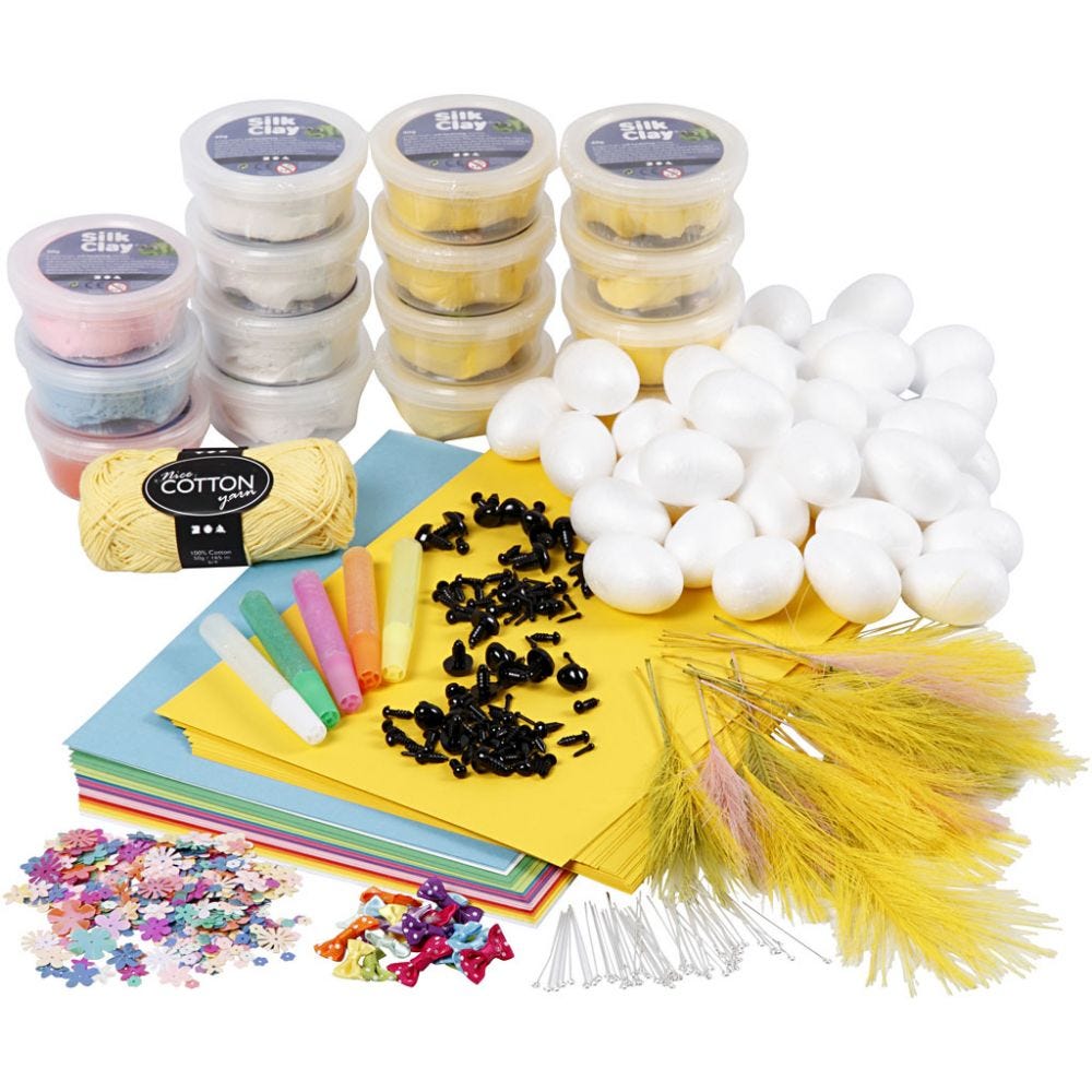 Class set for chickens with Silk Clay (79156)