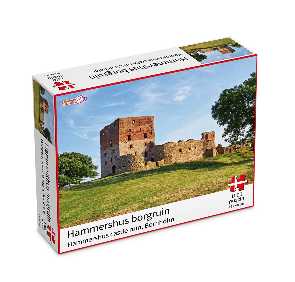 Denmark Puzzle - Hammershus castle ruin (I-1400112)
