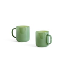 HAY - Borosilcate Mugs - Set of 2 - Jade green (541346)