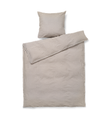 Juna - Organic Bed linen - Crisp  - 140 x 220 cm - Grey
