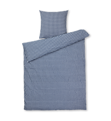 Juna - Organic Bed linen - Crisp  - 140 x 220 cm - Dark blue