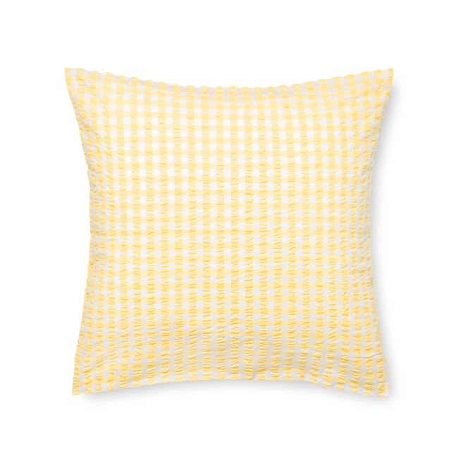 Juna - Organic Pillow case - Crisp  - 60 x 63 cm - Yellow