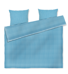 Juna - Organic Bed linen - Crisp  - 200 x 220 cm - Blue