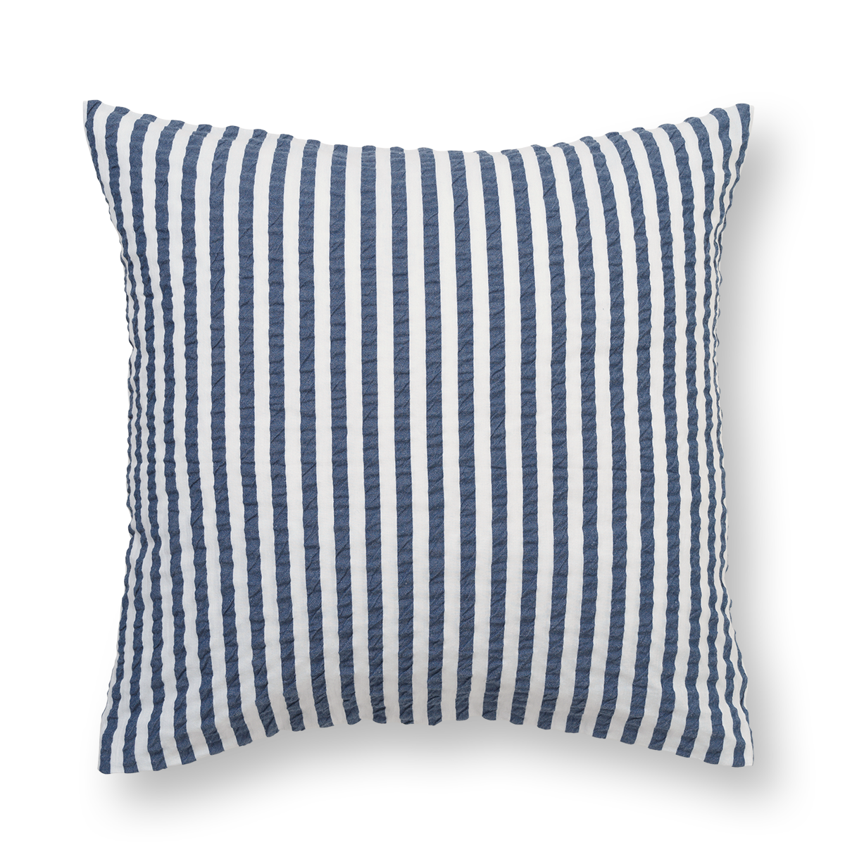 Juna - Organic Pillow case - Crisp Lines - 60 x 63 cm - Dark blue