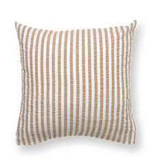 Juna - Organic Pillow case - Crisp Lines - 60 x 63 cm - Sand