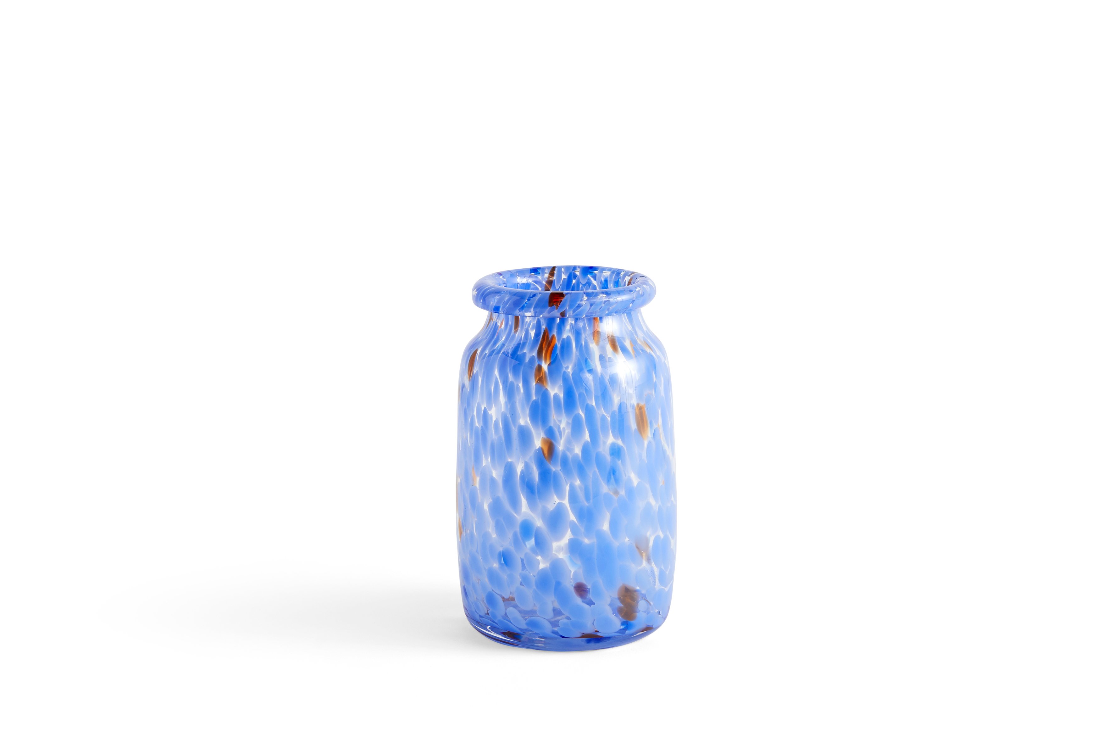 HAY - Splash Vase Roll Neck Medium Blue