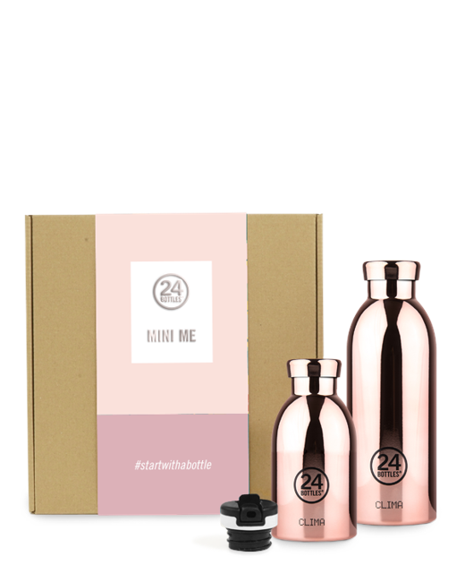 24 Bottles - Mini Me Gaveæske - Rose Gold Clima Bottle (24B907)