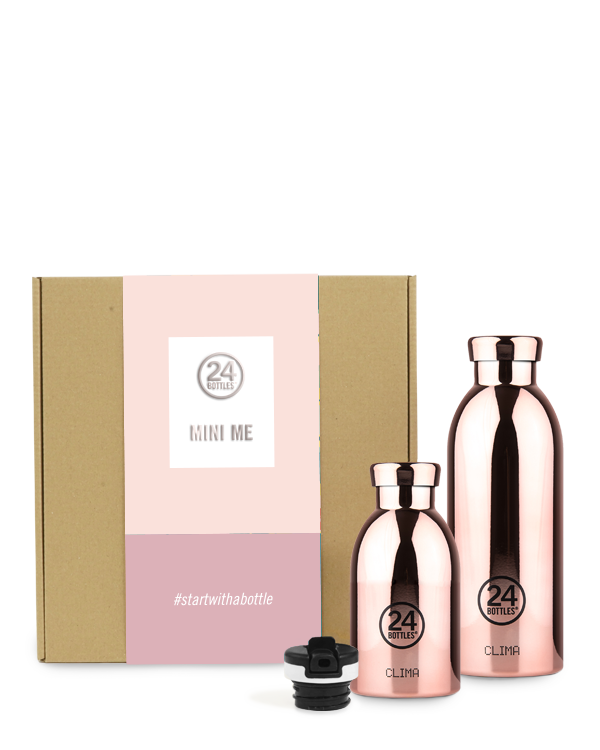 Afbeelding van 24 Bottles - Mini Me Gift Box - Rose Gold Clima Bottle (24B907)