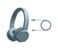 Philips Audio - On-ear Wireless Headphones - Blue - E thumbnail-7