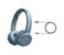 Philips Audio - On-ear Wireless Headphones - Blue thumbnail-7