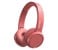 Philips Audio - On-ear Wireless Headphones - Red thumbnail-1