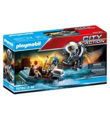 Playmobil - Police Jet Pack with Boat (70782)