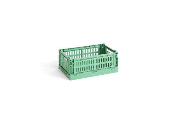 HAY - Colour Crate S Opbergkrat (Donkergroen Mint)