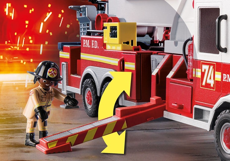 Playmobil - US Fire Engine with Tower Ladder (70935)